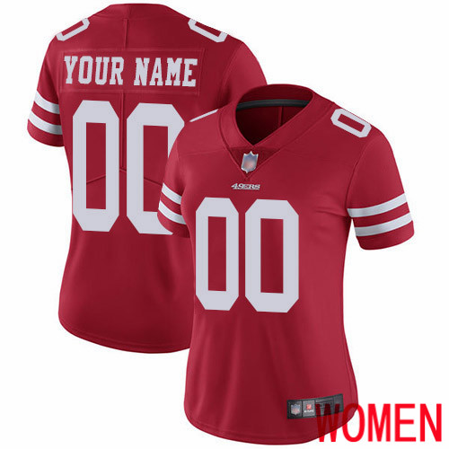 Limited Red Women Home Jersey NFL Customized Football San Francisco 49ers Vapor Untouchable->customized nfl jersey->Custom Jersey